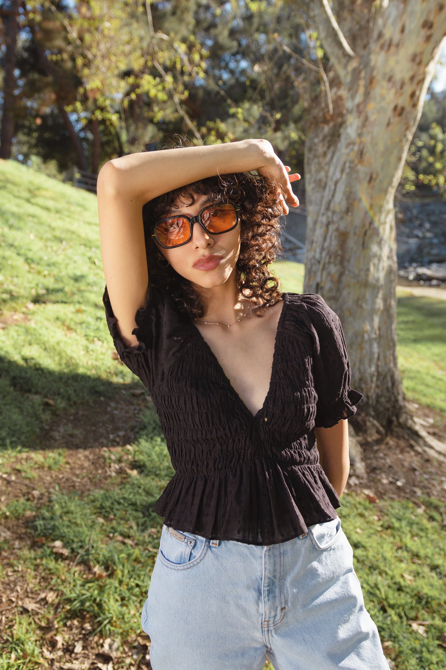 Blair Peplum Top