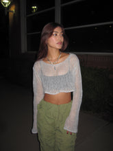 Load image into Gallery viewer, Cropped Open Knit Sweater
