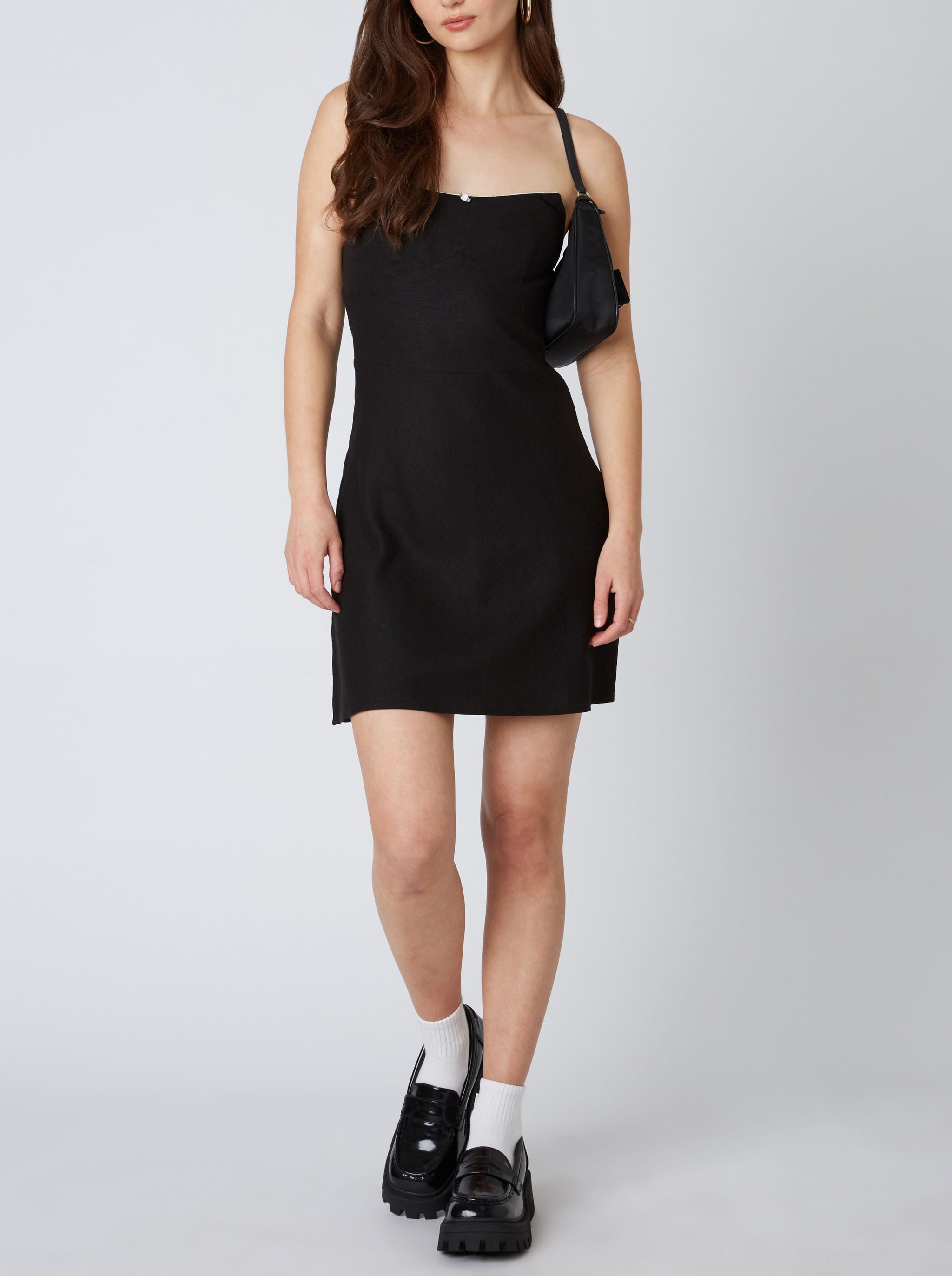 Strapless Black Mini Dress – Capsule Gems