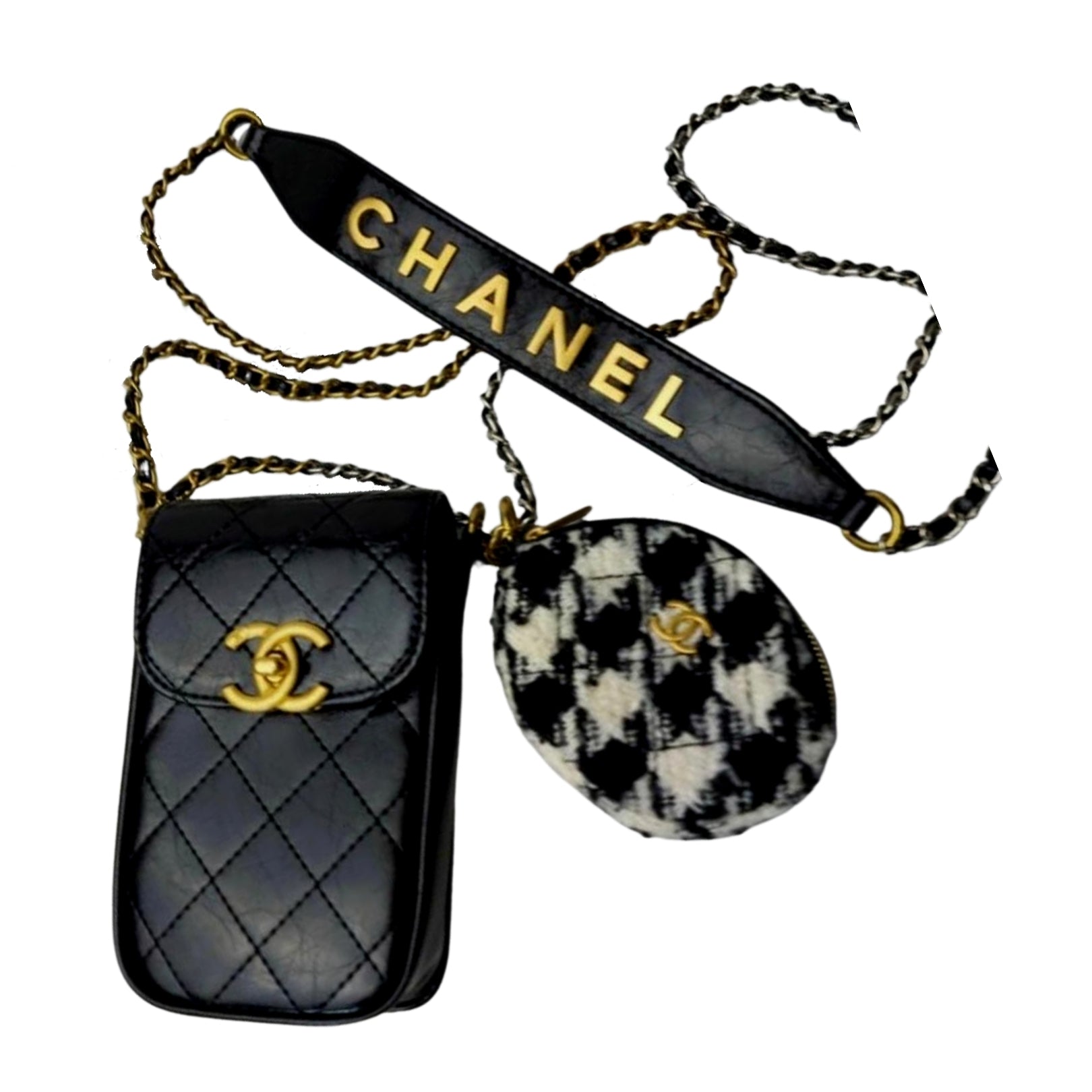 Chanel Beauty VIP Xmas Gift Cosmetic Clutch / Pouch Bag Handbag