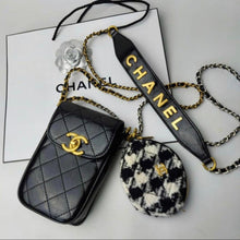 Load image into Gallery viewer, CC VIP Gift Multi Pochette Phone Bag with Tweed Coin Pouch
