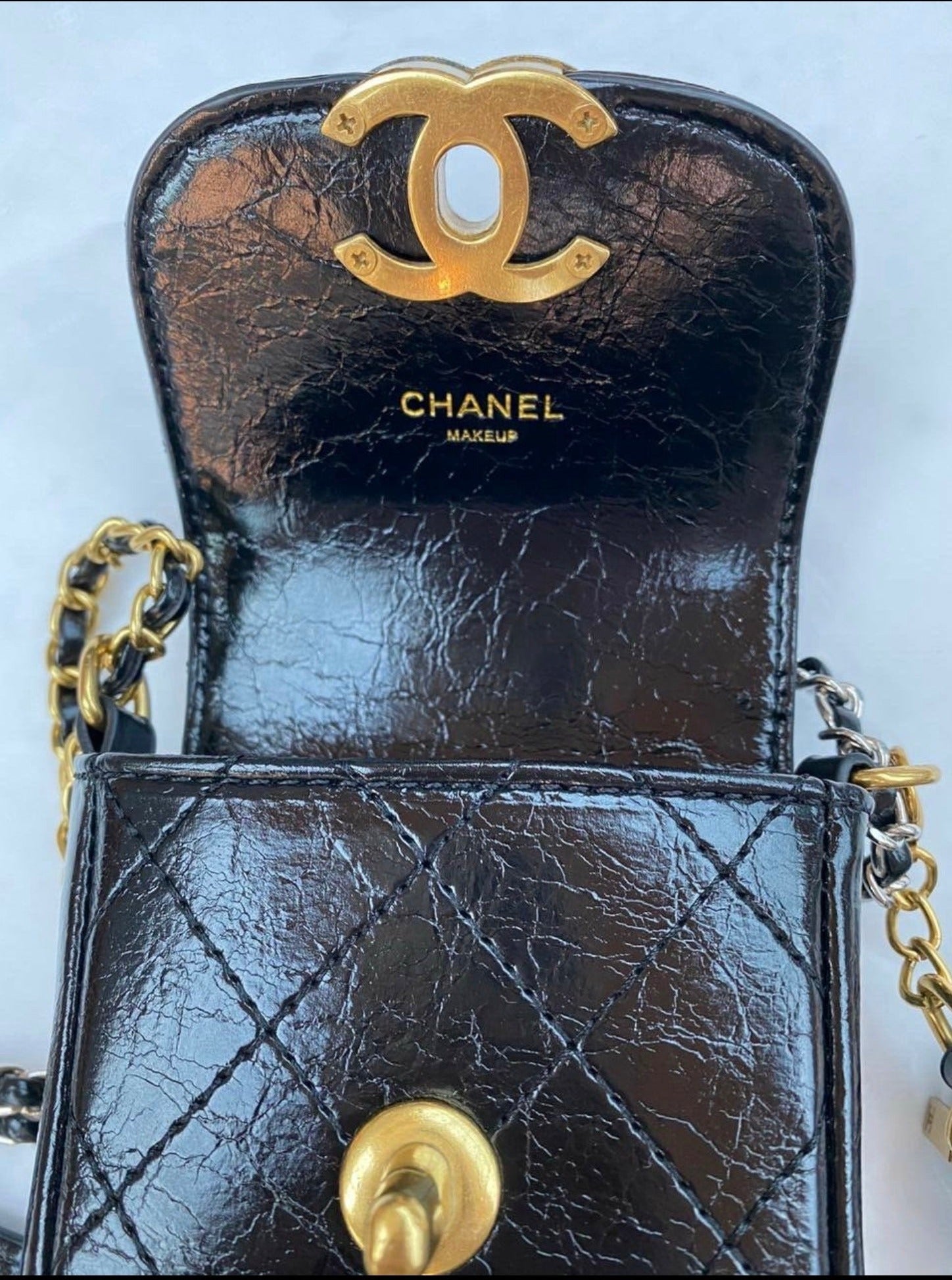 Chanel VIP Gift Multi pochette pouch  Chanel coin purse, Chanel phone case,  Leather projects