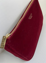Load image into Gallery viewer, Gucci Beaute Pouch Clutch Burgundy Velvet w/o Chain
