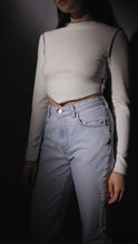 Load image into Gallery viewer, Contrast Stitch Long Sleeve Top
